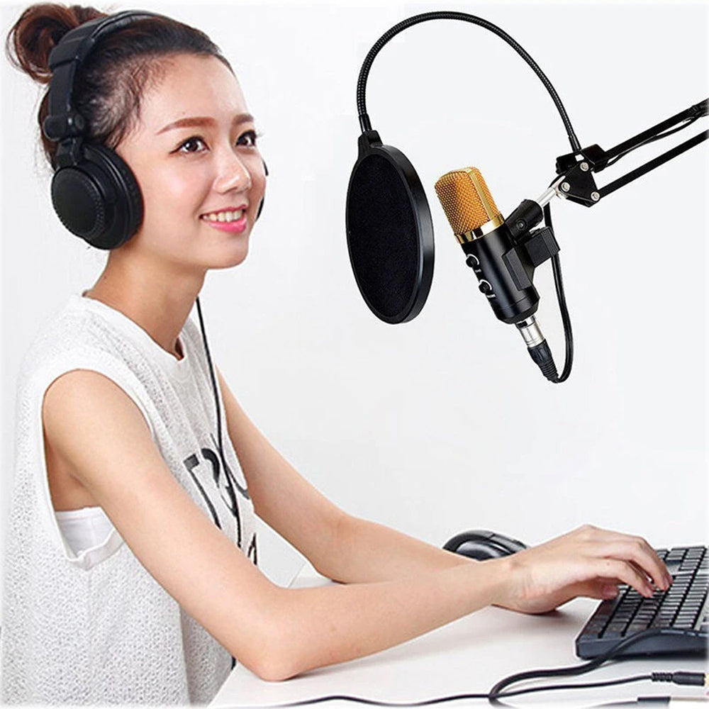 BM-300 USB Wired Condenser Microphone for Computer Studio_10